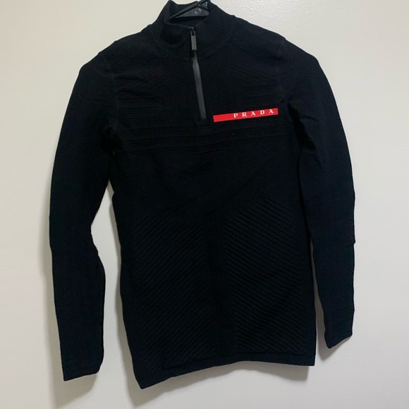 prada collo alto tecno knit top - Picture 3 of 5